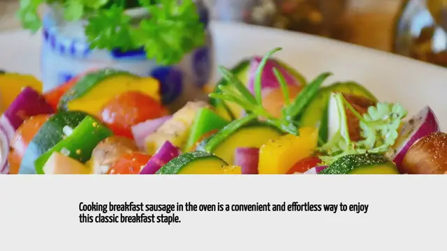 'Video thumbnail for How To Cook Breakfast Sausage In Oven'