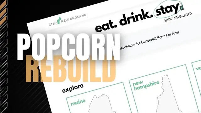 'Video thumbnail for Popcorn Theme Re-Envisioned: Building the Stay New England Home Page #popcorntheme'