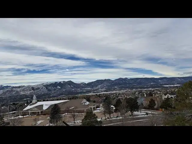 'Video thumbnail for Snowy Weather, Colorado Springs, Colorado'