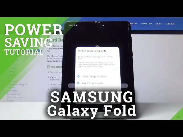 'Video thumbnail for How to Enable Power Saver in Samsung Galaxy Fold - Low Power Mode'
