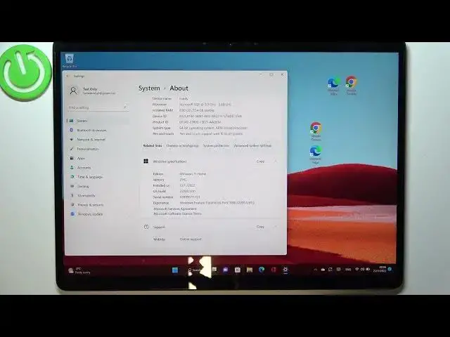 'Video thumbnail for Microsoft Surface Pro X - How To Check Specifications & Serial Number'