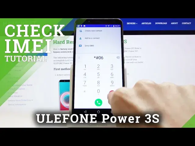 'Video thumbnail for ULEFONE Power 3S   Check IMEI and Serial Number'