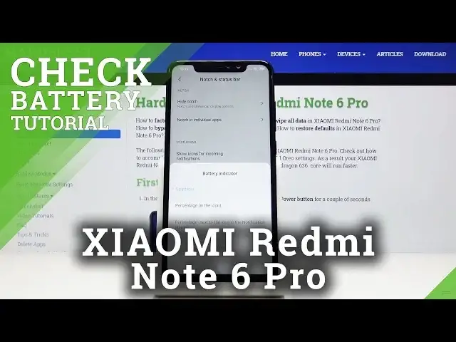'Video thumbnail for How to Enable Battery Percentage in Xiaomi Redmi Note 6 Pro – Show Current Battery %'