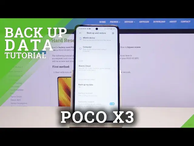'Video thumbnail for How to Activate Backup Data in POCO X3 – Create Google Backup Account'