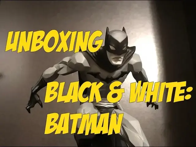 'Video thumbnail for Unboxing Black & White Batman DC Collectibles by Jonathan Matthews'