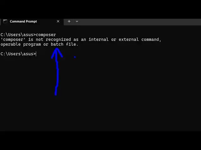 'Video thumbnail for How to fix composer is not recognized as an internal and external Command Error in Terminal'