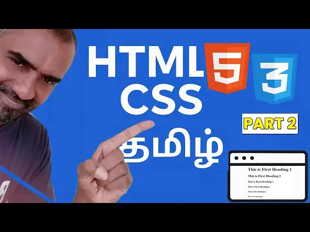 'Video thumbnail for Master HTML & CSS in Tamil 💻 | Build Your First Website Today! Part 2'