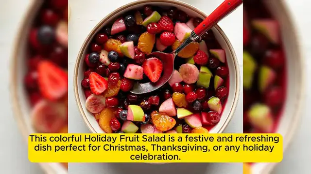 'Video thumbnail for Vibrant and Sweet Holiday Fruit Salad'