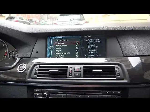 'Video thumbnail for How to Check Contact List on Radio Display in BMW Series 5 F10/F11 ( 2010 – 2017 ) - Open Phone Book'