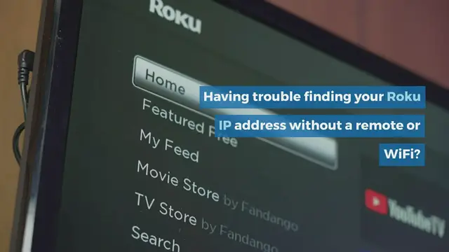 'Video thumbnail for How to Find Roku IP Address without Remote or WIFI'