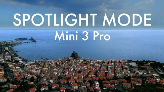 'Video thumbnail for DJI Mini 3 Pro Spotlight Mode / Intelligent Flight Modes (Focus Track)'