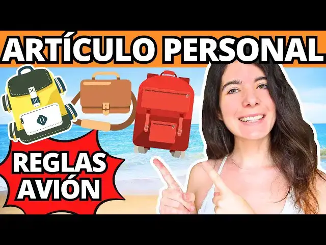 'Video thumbnail for ¿Qué es el artículo personal? ✅✅ Medidas y peso del accesorio para viajar en avión'