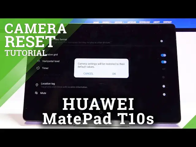 'Video thumbnail for How to Reset Camera Settings on HUAWEI MatePad T10s - Reset Camera Customization'