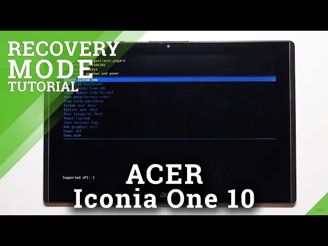 'Video thumbnail for Recovery Mode in ACER Iconia One 10 – Enable Recovery Features'