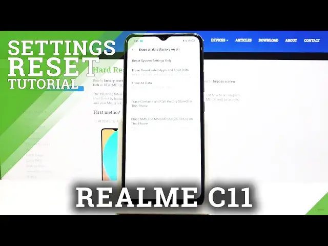 'Video thumbnail for How to Reset System Settings in REALME C11 – Restore Default Settings'
