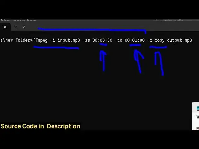 'Video thumbnail for FFMPEG Command to Cut & Trim Audio File Using Start & End Time in Terminal'