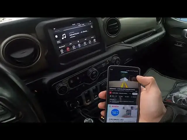'Video thumbnail for How to Play Music from Smartphone via Bluetooth in Jeep Wrangler IV ( 2018 – now )'
