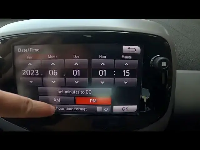 'Video thumbnail for How to Manually Change Date and Time in Toyota Aygo II ( 2014 – 2021 ) Manage Time Settings'