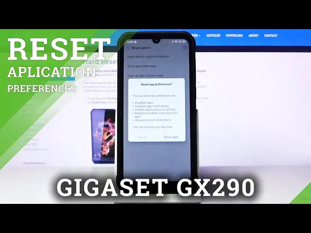 'Video thumbnail for How to Reset App Preferences in Gigaset GX290 – Restore Default App Configuration'