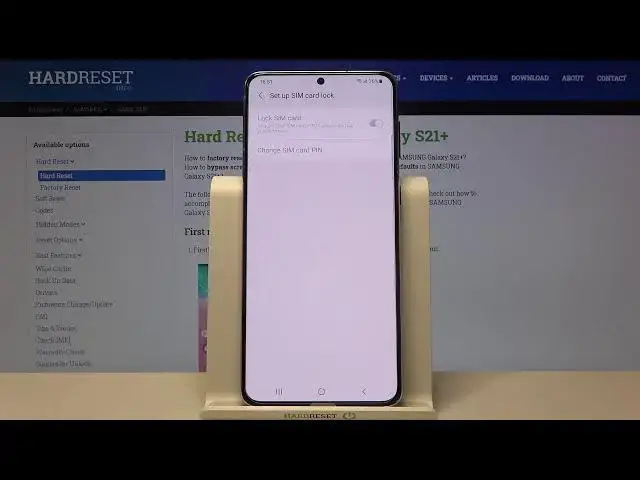 'Video thumbnail for How to Change SIM Card PIN in Samsung Galaxy S21+?'