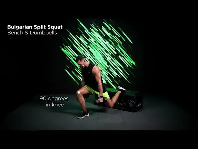 'Video thumbnail for Bench and Dumbbells Bulgarian Split Squat — by Stretching Program'