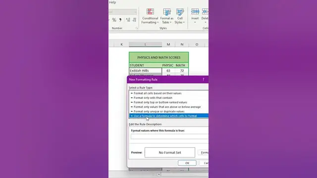 'Video thumbnail for How to use formula for conditional formatting in Excel'