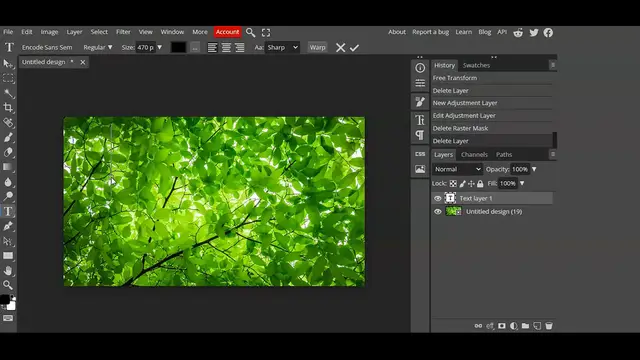 'Video thumbnail for How to Add Image inside a Text in Photopea lPhotopea Tutorial l Easy Canva'
