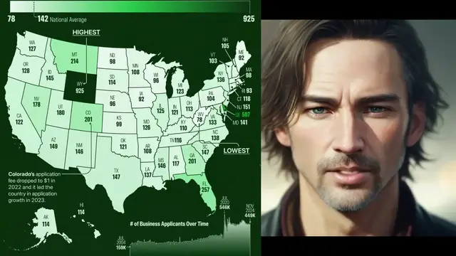 'Video thumbnail for New Business Applications By U.S. State (Report 2025)'