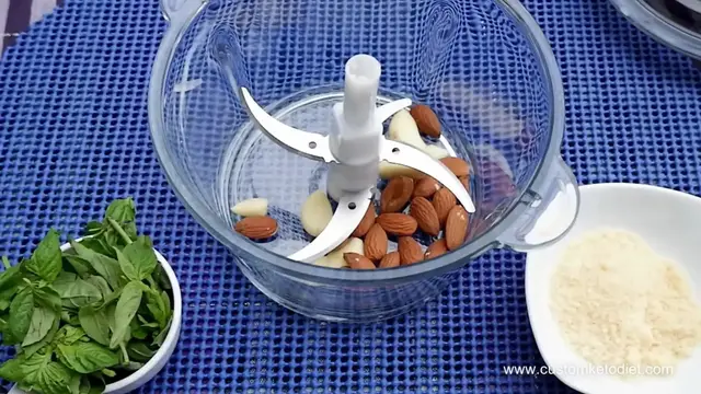 'Video thumbnail for Salmon with Chunky Basil Pesto'