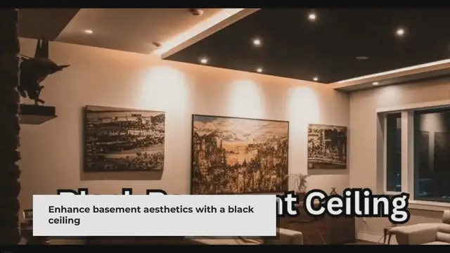 'Video thumbnail for Paint a Perfect Black Basement Ceiling | 9 Easy Steps'
