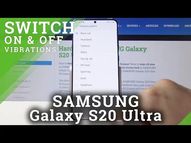 'Video thumbnail for How to Open Vibration Settings in SAMSUNG Galaxy S20 Ultra – Vibration Customization'
