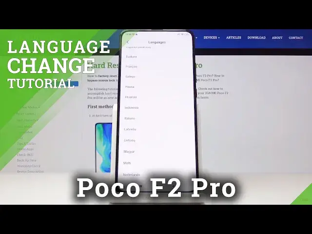 'Video thumbnail for How to Change Language in XIAOMI Poco F2 Pro – Language Settings'