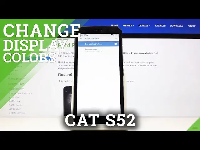'Video thumbnail for How to Activate Colour Correction in CAT S52 – Revert the Display Colours'
