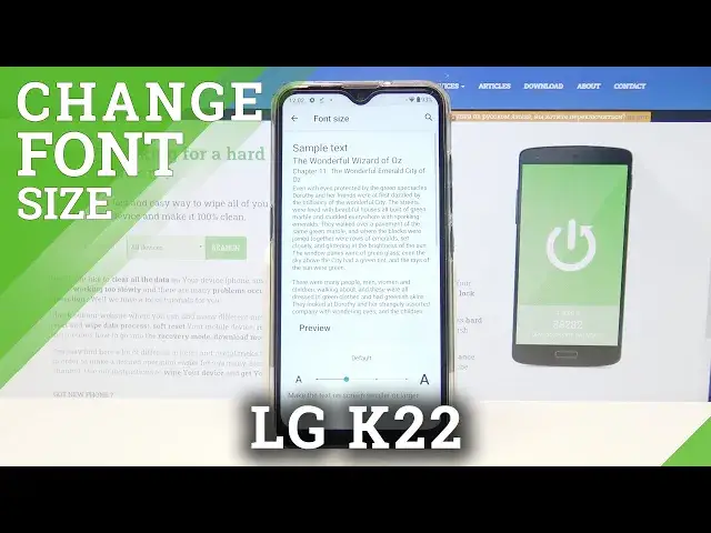 'Video thumbnail for How to Change Font Size on LG K22 – Adjust Font Size'