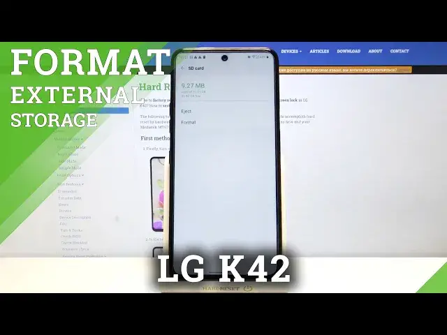 'Video thumbnail for How to Format SD Card in LG K42 – Erase External Storage'