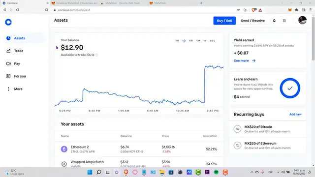 'Video thumbnail for How to SEND MONEY from COINBASE to ANOTHER WALLET (Step by Step)'