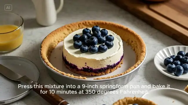 'Video thumbnail for Blueberry Cheesecake Recipe'