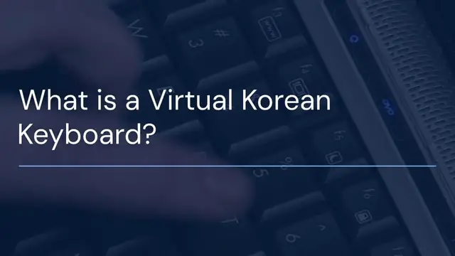 'Video thumbnail for Virtual Korean keyboard online – 한국어 키보드'