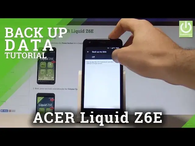 'Video thumbnail for How to Back Up Data in ACER Liquid Z6E |HardReset.Info'