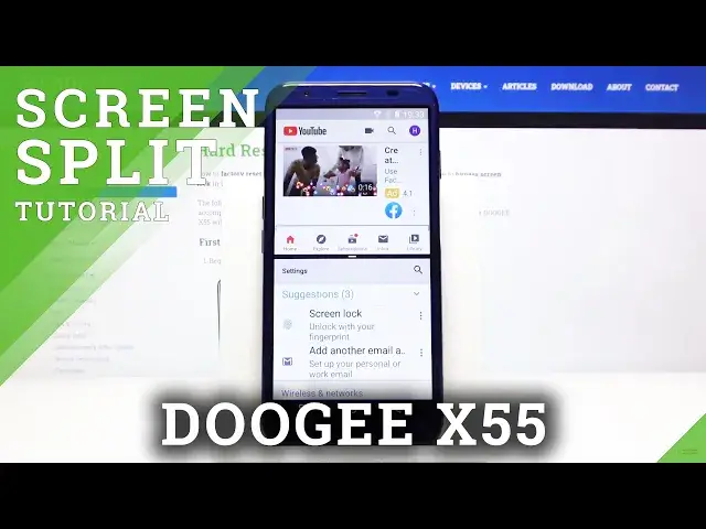 'Video thumbnail for How to Split Screen in DOOGEE X55 – Create Double Screen'