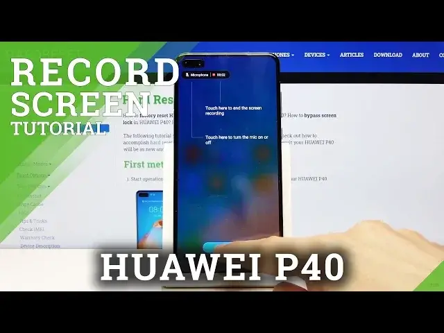 'Video thumbnail for How to Record Screen on HUAWEI P40'