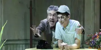 'Video thumbnail for Exclusive: Del Aguila & Barth Feldman are 'Mushnik and Son' in LITTLE SHOP'