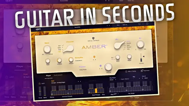'Video thumbnail for Realistic Acoustic Guitar VST: Ujam Amber 2 Review'