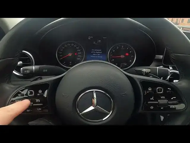 'Video thumbnail for How to Tyre Pressure Menu on Speedometer Display in MERCEDES C Class W205 ( 2013 – now )'