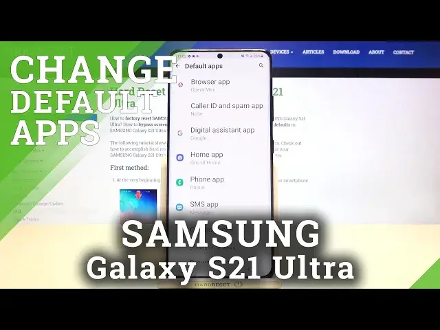 'Video thumbnail for How to Change Default Apps on SAMSUNG Galaxy S21 Ultra – Set Default Apps'