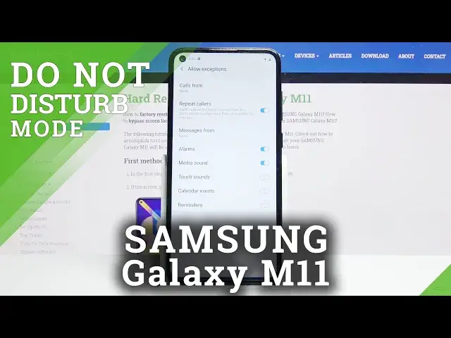 'Video thumbnail for How to Enable Do Not Disturb Mode on SAMSUNG Galaxy M11 – Turn On Do Not Disturb Mode'