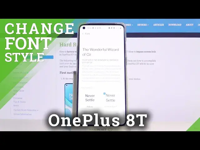 'Video thumbnail for How to Change Font Type on OnePlus 8T – Set Up Font Style'