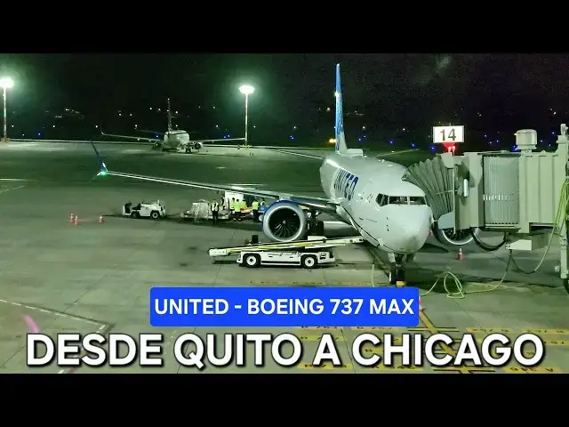'Video thumbnail for UNITED ECONOMY PLUS: Quito a Chicago en Boeing 737 MAX | Vuelo Completo con Escala en Houston ✈️'