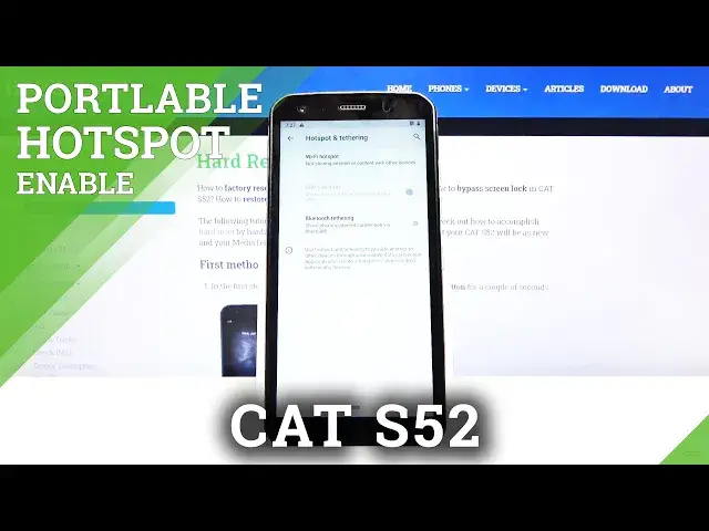 'Video thumbnail for How to Activate Portable Hotspot in CAT S52 – Set Up Portable Hotspot'