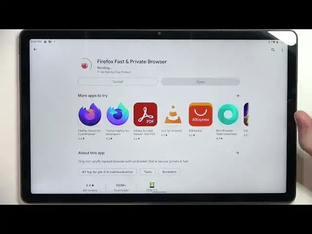 'Video thumbnail for Lenovo Tab P11 Plus - How To Install Firefox Browser'